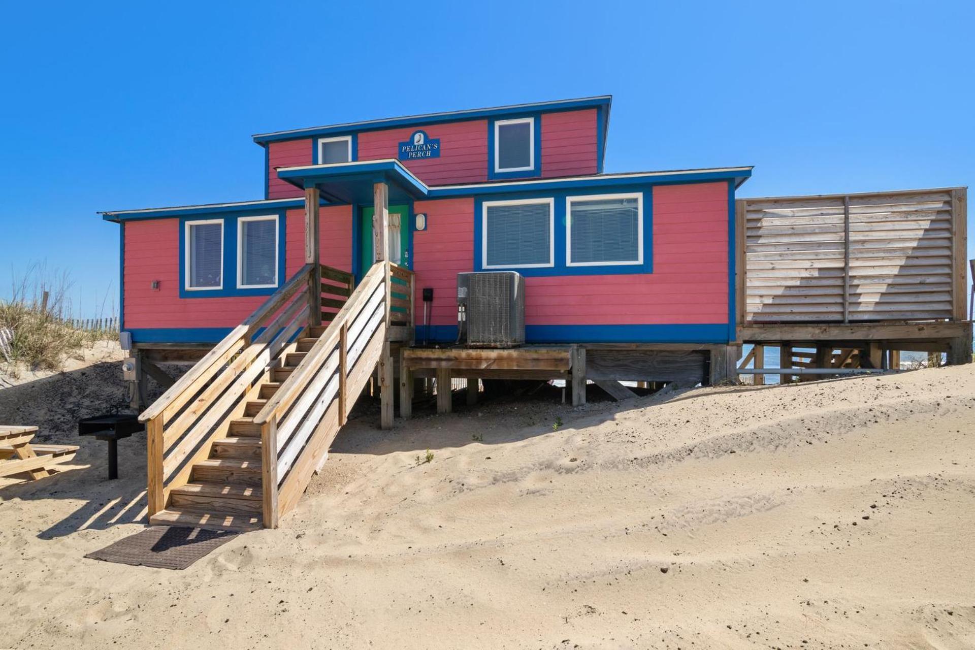 4102 Pelicans Perch: The Iconic Obx Oceanfront Kitty Hawk Exteriér fotografie