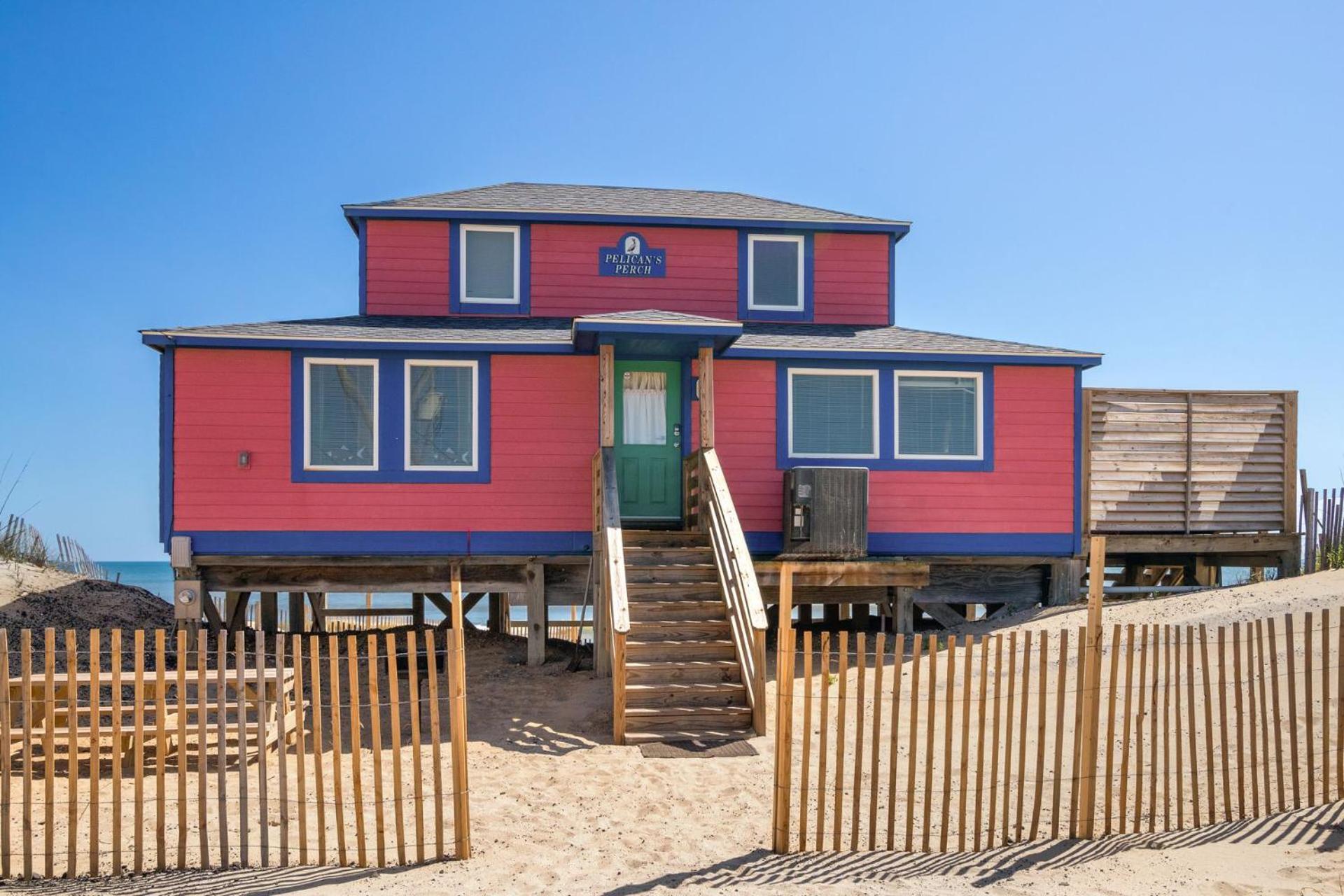 4102 Pelicans Perch: The Iconic Obx Oceanfront Kitty Hawk Exteriér fotografie