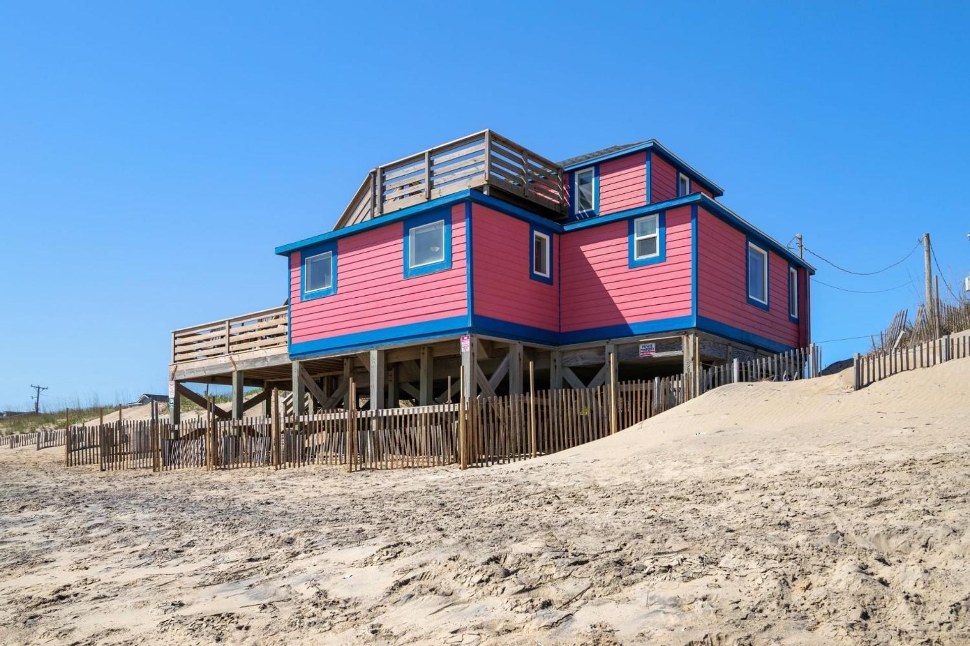 4102 Pelicans Perch: The Iconic Obx Oceanfront Kitty Hawk Exteriér fotografie
