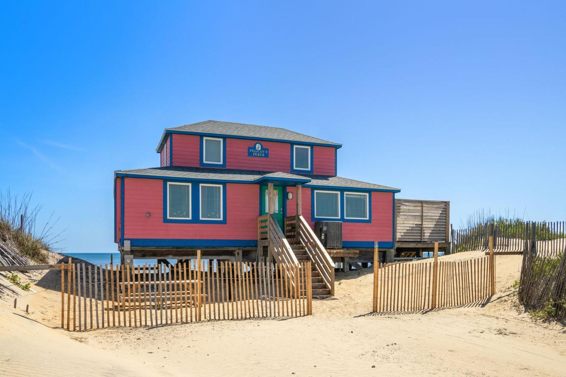 4102 Pelicans Perch: The Iconic Obx Oceanfront Kitty Hawk Exteriér fotografie