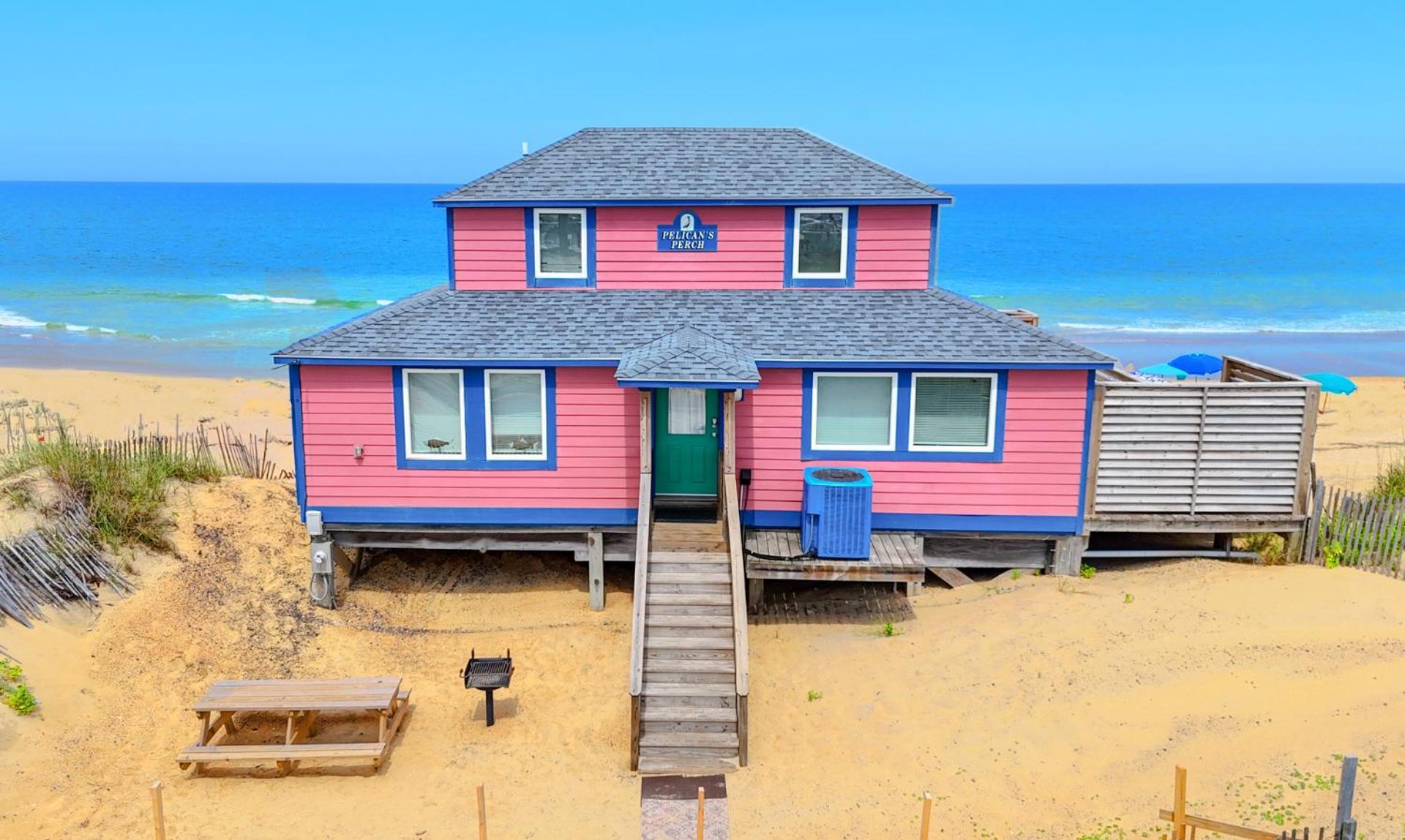 4102 Pelicans Perch: The Iconic Obx Oceanfront Kitty Hawk Exteriér fotografie