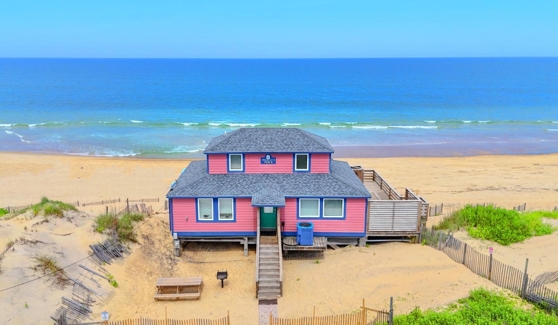 4102 Pelicans Perch: The Iconic Obx Oceanfront Kitty Hawk Exteriér fotografie